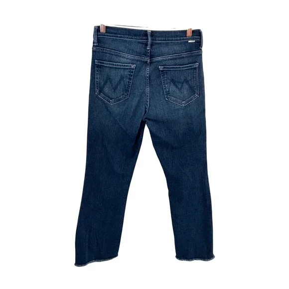 MOTHER Denim Womens Jeans Insider Crop Step Fray Size 29 Home Movies - Picture 2 of 11